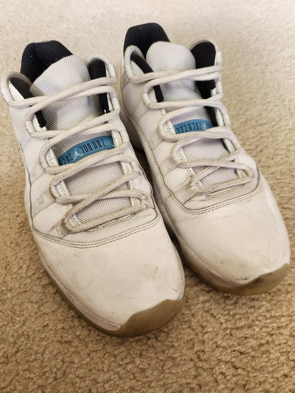 Jordan Retro 11 Low Legend Blue Size 11.5 B-Graded